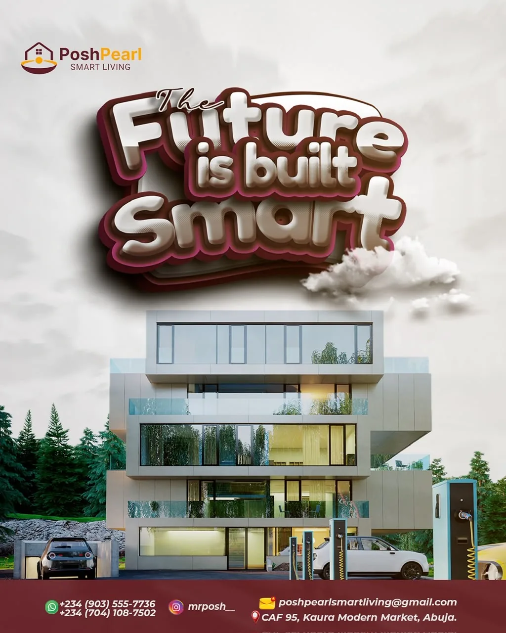 Poshpearl smart estate network and smart living concept